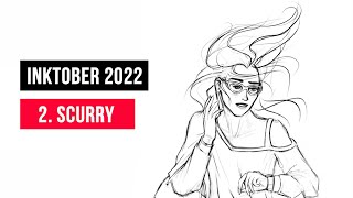 Inktober 2022 Scurry | Инктобер 2022. Тема 2 - Суета