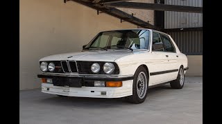 e28 Alpina B10 Driving