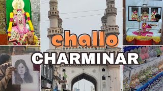 challo Charminar,#india #heritage #hyderabad #charminar #market #travel #vlog #metro #unique #place