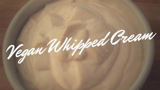 Vegan Whipped Cream Alternative With Tofu | #NationalWhippedCreamDay