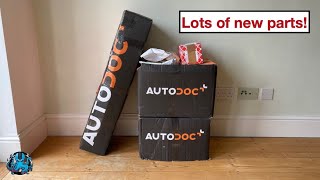 Unboxing loads of new parts for my Audi Coupe GT