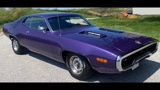 1971 PLYMOUTH ROAD RUNNER *HEMI / HAND SHAKER*  HAMMERDOWN AUCTIONS