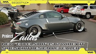 The WILDEST NEW 350Z Widebody Kit - Project Zailas 'Excelsior' Side Skirts