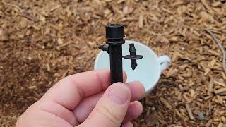 How to fix your drip lines. Sprinkler and Gardening hack.