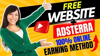 OMG🔥Free Website Kaise Banaye |How to Make Free Website | Free Website+Adsterra online money earning