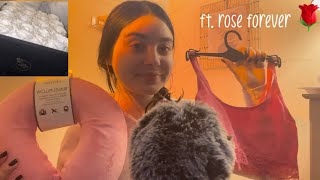 ASMR 5 below haul (ft. rose forever!🌹)