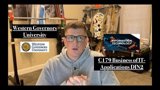 WGU IT Management EP 32 C179 Business of IT-Applications DIN2