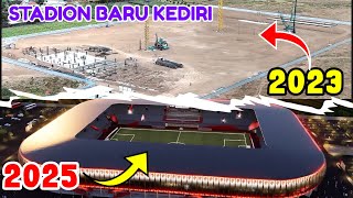 GABUNGAN MANAHAN & JIS‼️ Update Stadion Baru Kediri! Progres Masih Pondasi Dasar! Kapasitas 15.000