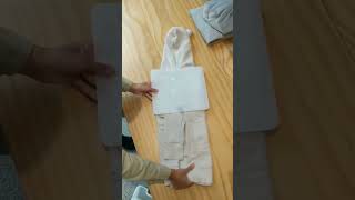 How we fold hoodies | by CELSIOUS #youtubeshorts #shorts #folding