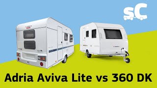 Comparamos la Adria Aviva Lite y la Aviva 360 DK