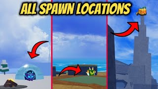 All fruit Spawn LOCATION sea 2|blox fruits