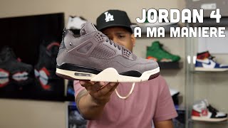 Jordan 4 A Ma Maniere Review and On Foot