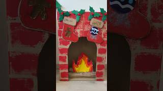 #christmas cardboard stocking craft for kids