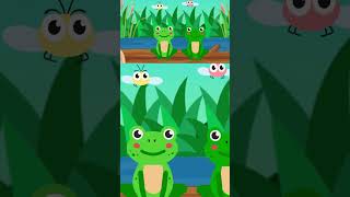 🐸🐸Five Little Speckled Frogs | Part 4 | Little Fish Tales | #fish #viral