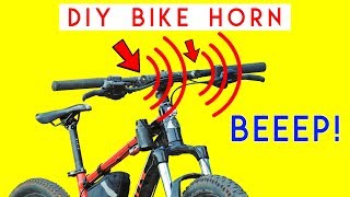 DIY Electric Horn for Your Bike for Cheap! (Not loud enough? Add more horns!)