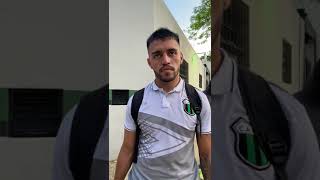 La palabra🎙de Maxi Amarfil, jugador de #nuevachicago tras el empate 1 a 1 ante #deportivomorón 🤝⚽️