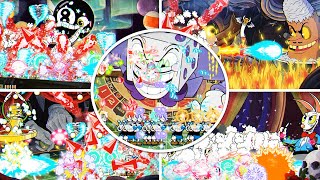 Cuphead - All Casino Bosses + King Dice Speedrun with All Weapons & All EX Attacks