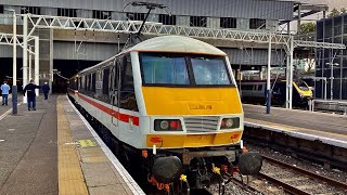 Intercity 90 001 departs London euston with the Friday charter