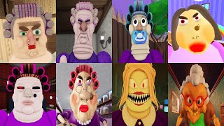 Escape Nanny Speed Run in 8 Scary Obby Grumpy Gran,Evil Nana House,Baby Granny,Evil Grandma