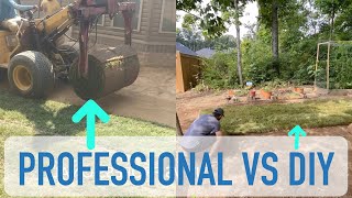 Sod installation Professional vs DIY - How?