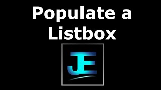 Explained: Populate a Listbox [MATLAB]