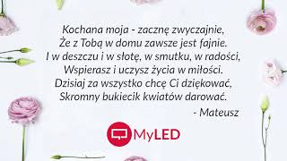 MyLED dzień KOBIET 2019 - przykładowe życzenia