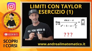 LIMITI CON TAYLOR  (1)- esercizi di matematica