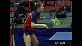 Ilka Doval - vinnerintervju U23 NM bordtennis