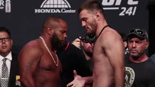 Daniel Cormier vs  Stipe Miocic UFC 241 Ceremonial Weigh Ins & Face Off