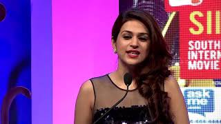 South Indian Beauties Shriya Saran, Kalyani Priyadarshini, Shradda Das On the Stage