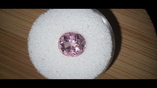 Genuine Congolese Light Pink Tourmaline at 2.21ct from thecoveatfoxhollow.com