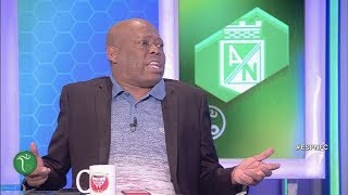 El 'Tino' Asprilla enojado luego de la Derrota de Nacional ante Pasto.