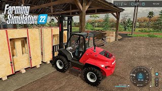 Vida de Madeireiro #31 / Vendendo Parede pré-Fabricada e Quitando o Empréstimo/ Farming Simulator 22