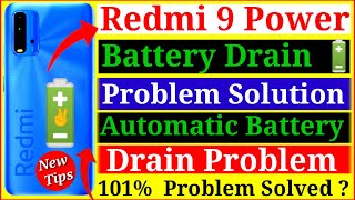 How To Solved Battery Drain Problem In Redmi 9 Power || Redmi 9 Power Battery Drain Problem Solved