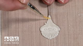 Cool Tools | Simple Floral Drop Earrings by Karen Trexler