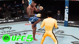 🐲 UFC5 Bruce Lee vs Israel Adesanya UFC 5 - Real Match 🐲