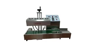 Continuous Electromagnetic Heat Sealer Induction Plastic Foil Sealing Machine