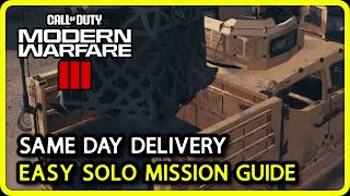 COD MW3 Zombies - Same Day Delivery Mission - Easy Solo Guide