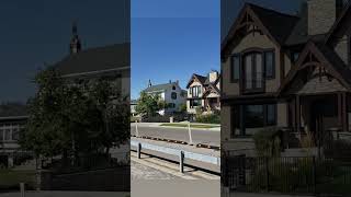 Peace Bridge and McHugh Bluff in Calgary, Sept 16, 2023