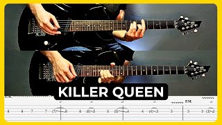 Killer Queen - Queen | Tabs | Guitar Lesson | Cover | Tutorial | Solo | All Guitar Parts