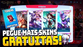 𝗣𝗘𝗚𝗨𝗘 𝗔𝗧𝗘́ 𝟱 𝗦𝗞𝗜𝗡𝗦 𝗡𝗢 𝗘𝗩𝗘𝗡𝗧𝗢 𝗗𝗨𝗖𝗔𝗧𝗜! NOVIDADES DO EVENTO! MOBILE LEGENDS