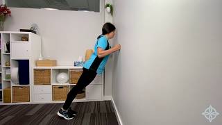 Standing Wall Push Up - Covid Physical Therapy - Exercise