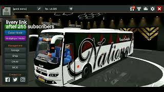 national travels livery for Volvo b9r | bussid | bus simulator Indonesia | Indian mods | Kerala mods