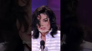 Micheal Jackson speaks about his Dark side of his life