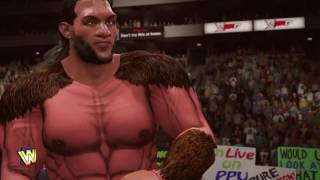 WWE 2K17 this guy face is almost there needs less of something. I'll get there.