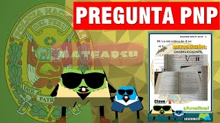 👮‍♂️✅PREGUNTA 89 - EXAMEN EESTP 2019 - I👨‍🏫 POLICÍA NACIONAL DEL PERÚ - PNP📝🧠