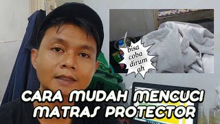 Cara Mudah Mencuci Matras Protector Jadi Putih dan Bersih |Tips Laundry Rumahan  @rendslaundries22 ​