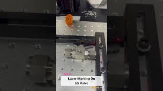 Sparkle Laser Marking Machine For SS Product | Laser Marker On SS Valve | Laser Engraving