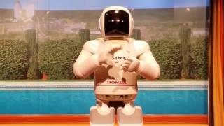 Honda ASIMO robot 2014 full humaiod robot dancing and runnin