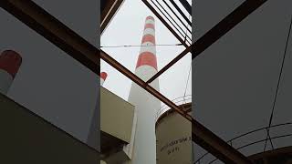 power plant chimney...